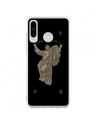 Coque Huawei P30 Lite God Black Drake Chanteur Jeu Cartes - Mikadololo