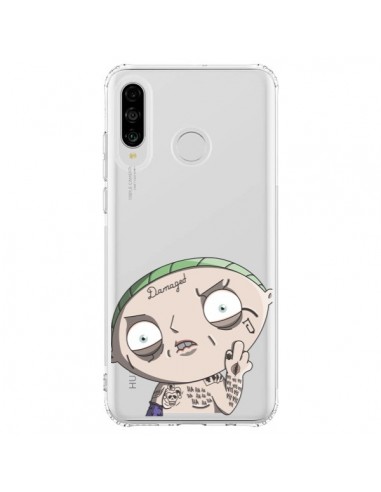 Coque Huawei P30 Lite Stewie Joker Suicide Squad Transparente - Mikadololo