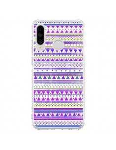 Coque Huawei P30 Lite Bandana Violet Azteque - Monica...
