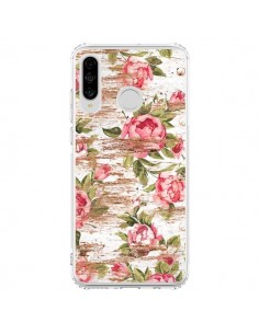 Coque Huawei P30 Lite Eco Love Pattern Bois Fleur -...