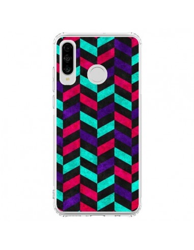 Coque Huawei P30 Lite Azteque Geometric Mundo - Maximilian San