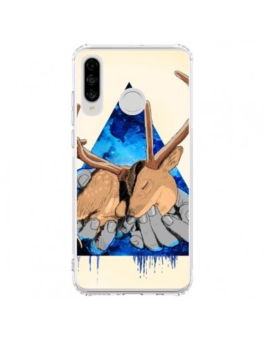 Coque Huawei P30 Lite Cerf Triangle Seconde Chance - Maximilian San