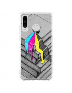 Coque Huawei P30 Lite Appareil Photo Bleeding Words -...