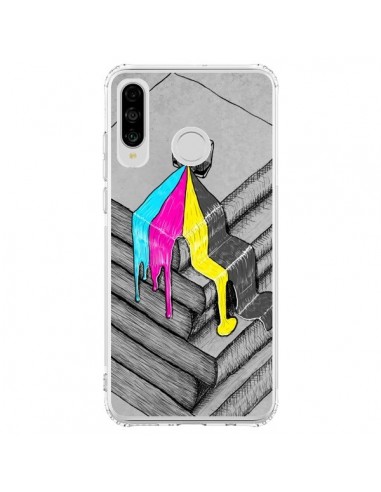 Coque Huawei P30 Lite Appareil Photo Bleeding Words - Maximilian San