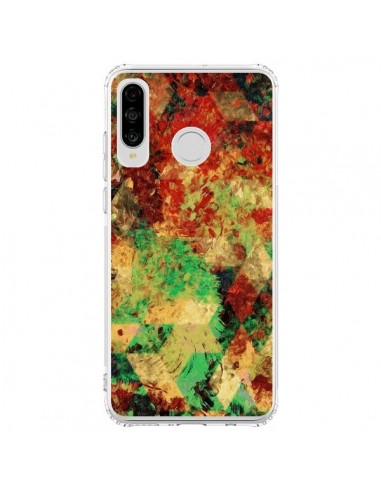 Coque Huawei P30 Lite Azteque Geometric Triangle - Maximilian San