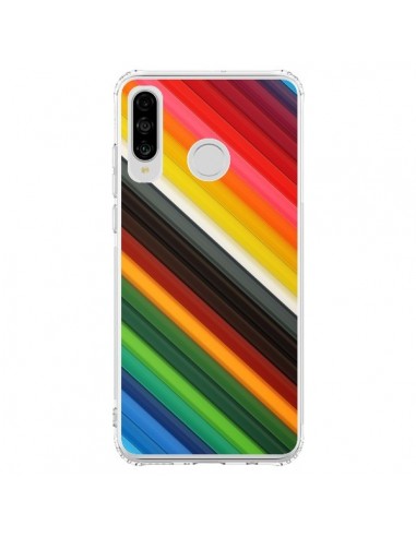 Coque Huawei P30 Lite Arc en Ciel Rainbow - Maximilian San