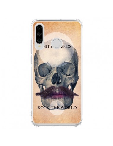 Coque Huawei P30 Lite Rock Skull Tête de Mort - Maximilian San