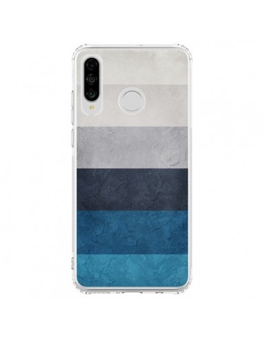 Coque Huawei P30 Lite Bandes Horizontales Greece Hues - Maximilian San