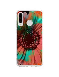 Coque Huawei P30 Lite Tournesol Lysergic Flower -...