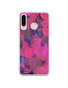 Coque Huawei P30 Lite Fleurs Rose Lysergic Pink -...