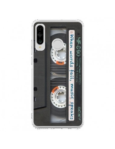 Coque Huawei P30 Lite Cassette Words K7 - Maximilian San
