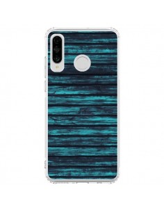 Coque Huawei P30 Lite Blue Moon Wood Bois - Maximilian San