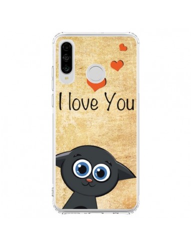 Coque Huawei P30 Lite Cute Cat - Nico