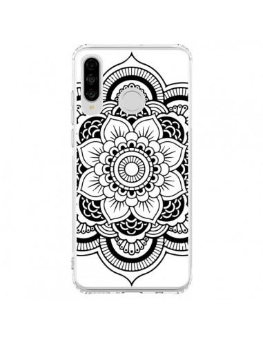 Coque Huawei P30 Lite Mandala Noir Azteque - Nico