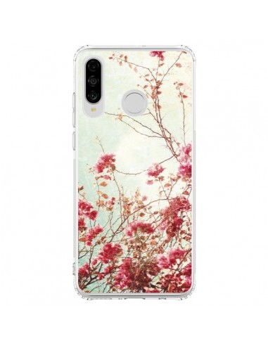 Coque Huawei P30 Lite Fleur Vintage Rose - Nico