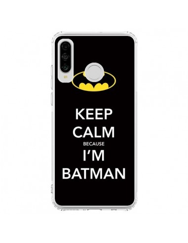 Coque Huawei P30 Lite Keep Calm because I'm Batman - Nico