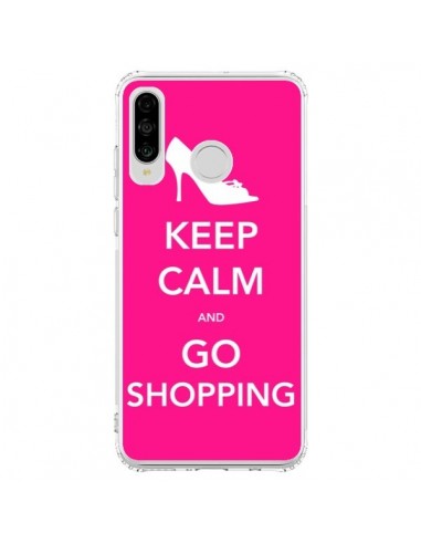 Coque Huawei P30 Lite Keep Calm and Go Shopping - Nico