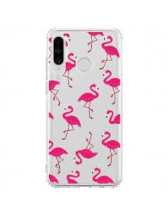 Coque Huawei P30 Lite flamant Rose et Flamingo...