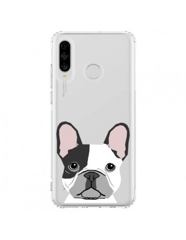 Coque Huawei P30 Lite Bulldog Français Chien Transparente - Pet Friendly