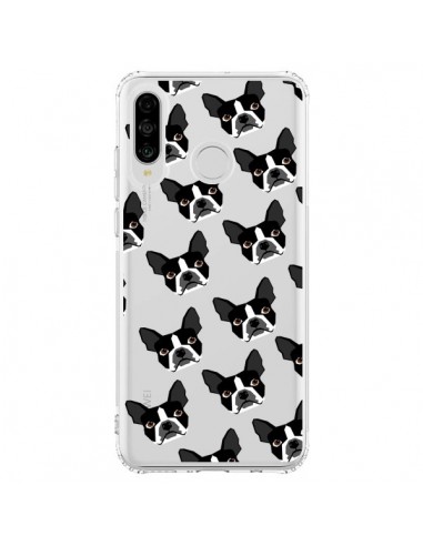 Coque Huawei P30 Lite Chiens Boston Terrier Transparente - Pet Friendly