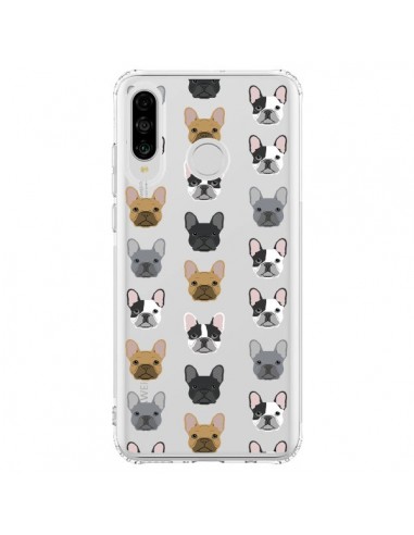 Coque Huawei P30 Lite Chiens Bulldog Français Transparente - Pet Friendly