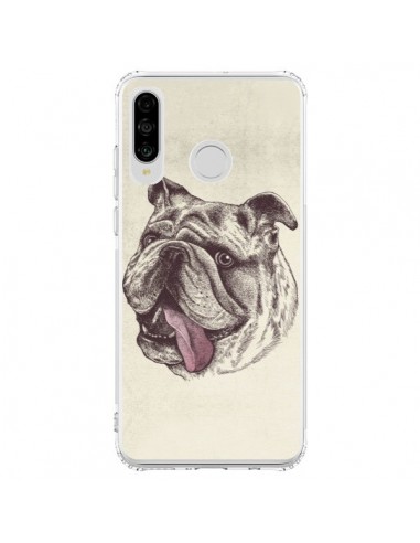 Coque Huawei P30 Lite Chien Bulldog - Rachel Caldwell