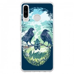 Coque Huawei P30 Lite Tête de Mort Nature - Rachel Caldwell