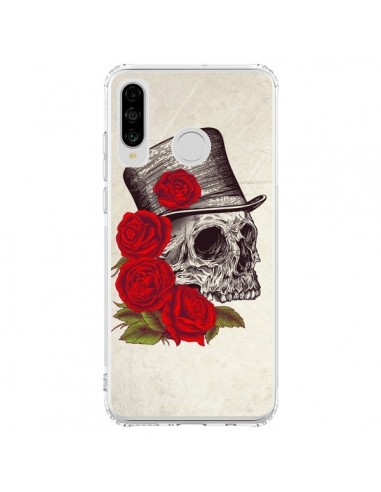 Coque Huawei P30 Lite Gentleman Crane Tête de Mort - Rachel Caldwell