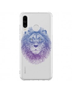 Coque Huawei P30 Lite Lion Animal Transparente - Rachel...