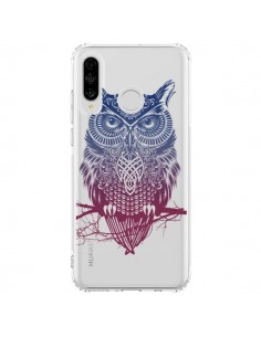 Coque Huawei P30 Lite Hibou Chouette Owl Transparente -...