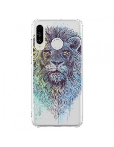 Coque Huawei P30 Lite Roi Lion King Transparente - Rachel Caldwell