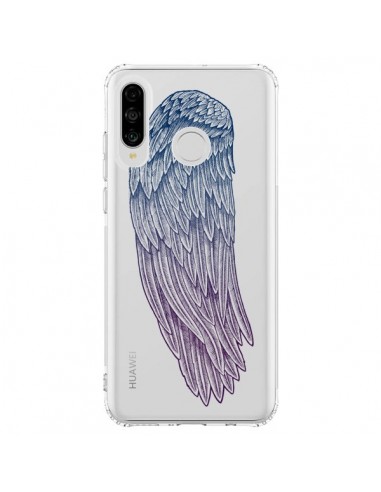 Coque Huawei P30 Lite Ailes d'Ange Angel Wings Transparente - Rachel Caldwell