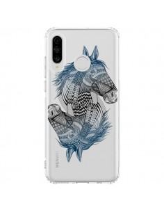 Coque Huawei P30 Lite Cheval Horse Double Transparente -...
