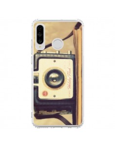 Coque Huawei P30 Lite Appareil Photos Vintage Smile - R...