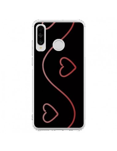 Coque Huawei P30 Lite Coeur Love Rouge - R Delean