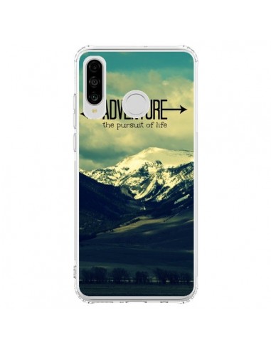 Coque Huawei P30 Lite Adventure the pursuit of life Montagnes Ski Paysage - R Delean