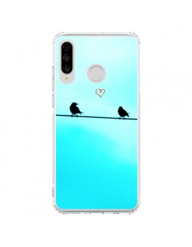 Coque Huawei P30 Lite Oiseaux Birds Amour Love - R Delean