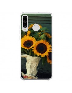 Coque Huawei P30 Lite Tournesol Bouquet Fleur - R Delean