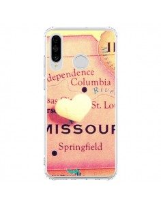 Coque Huawei P30 Lite Carte Map Missouri Coeoeur - R Delean