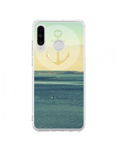 Coque Huawei P30 Lite Ancre Navire Bateau Summer Beach Plage - R Delean