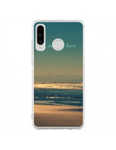 Coque Huawei P30 Lite Be still my heart Mer Sable Beach...