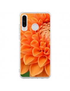 Coque Huawei P30 Lite Fleurs oranges flower - R Delean