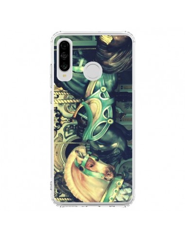 Coque Huawei P30 Lite Manege Enfant Carrousel Chevaux - R Delean