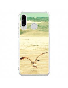 Coque Huawei P30 Lite Mouette Mer Ocean Sable Plage...