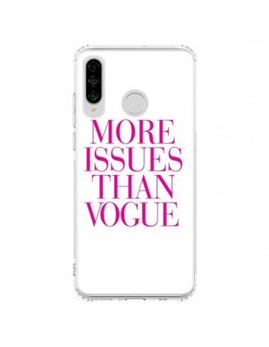 Coque Huawei P30 Lite More Issues Than Vogue Rose Pink - Rex Lambo