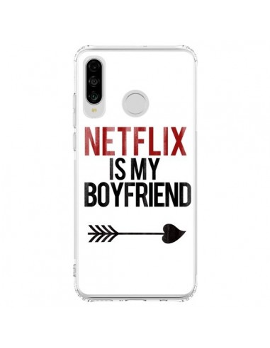 Coque Huawei P30 Lite Netflix is my Boyfriend - Rex Lambo