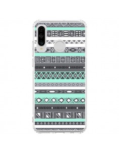 Coque Huawei P30 Lite Azteque Aztec Bleu Pastel - Rex Lambo