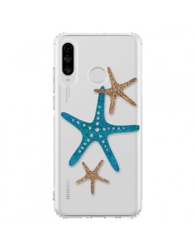 Coque Huawei P30 Lite Etoile de Mer Starfish Transparente - Sylvia Cook