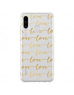 Coque Huawei P30 Lite Love Amour Repeating Transparente -...