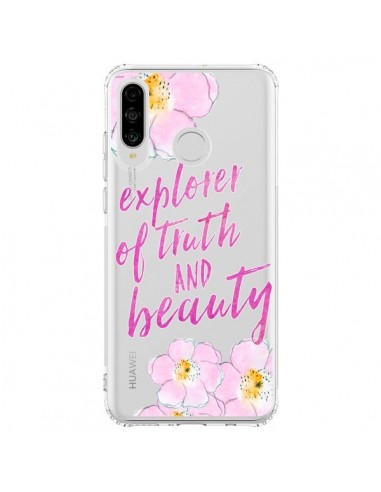 Coque Huawei P30 Lite Explorer of Truth and Beauty Transparente - Sylvia Cook